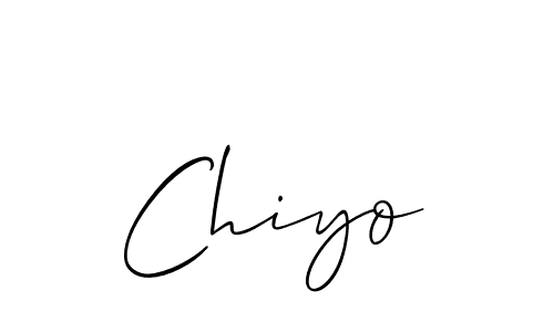 The best way (Allison_Script) to make a short signature is to pick only two or three words in your name. The name Chiyo include a total of six letters. For converting this name. Chiyo signature style 2 images and pictures png