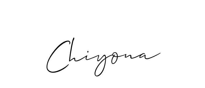 Make a beautiful signature design for name Chiyona. Use this online signature maker to create a handwritten signature for free. Chiyona signature style 2 images and pictures png