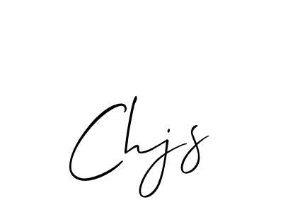 How to Draw Chjs signature style? Allison_Script is a latest design signature styles for name Chjs. Chjs signature style 2 images and pictures png