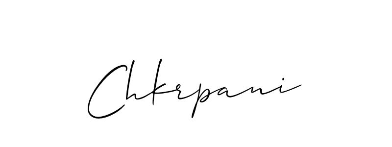 Allison_Script is a professional signature style that is perfect for those who want to add a touch of class to their signature. It is also a great choice for those who want to make their signature more unique. Get Chkrpani name to fancy signature for free. Chkrpani signature style 2 images and pictures png
