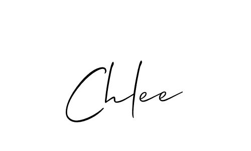 How to Draw Chlee signature style? Allison_Script is a latest design signature styles for name Chlee. Chlee signature style 2 images and pictures png