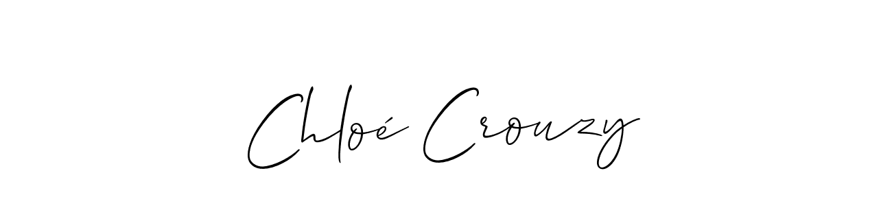 Also we have Chloé Crouzy name is the best signature style. Create professional handwritten signature collection using Allison_Script autograph style. Chloé Crouzy signature style 2 images and pictures png