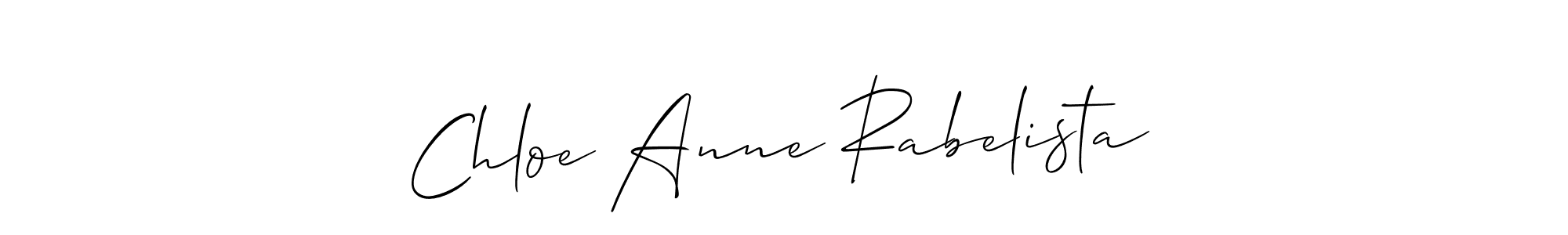 Create a beautiful signature design for name Chloe Anne Rabelista. With this signature (Allison_Script) fonts, you can make a handwritten signature for free. Chloe Anne Rabelista signature style 2 images and pictures png