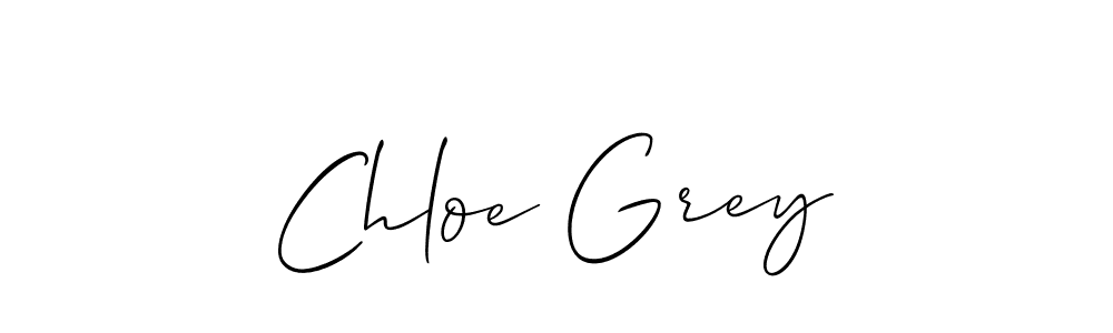 It looks lik you need a new signature style for name Chloe Grey. Design unique handwritten (Allison_Script) signature with our free signature maker in just a few clicks. Chloe Grey signature style 2 images and pictures png