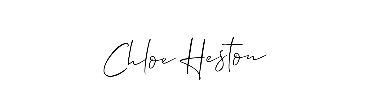 if you are searching for the best signature style for your name Chloe Heston. so please give up your signature search. here we have designed multiple signature styles  using Allison_Script. Chloe Heston signature style 2 images and pictures png