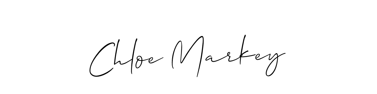 It looks lik you need a new signature style for name Chloe Markey. Design unique handwritten (Allison_Script) signature with our free signature maker in just a few clicks. Chloe Markey signature style 2 images and pictures png