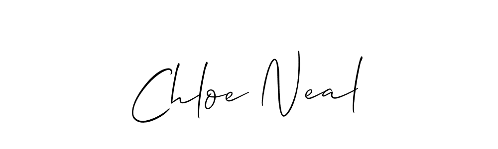 Allison_Script is a professional signature style that is perfect for those who want to add a touch of class to their signature. It is also a great choice for those who want to make their signature more unique. Get Chloe Neal name to fancy signature for free. Chloe Neal signature style 2 images and pictures png