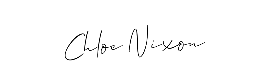 Make a short Chloe Nixon signature style. Manage your documents anywhere anytime using Allison_Script. Create and add eSignatures, submit forms, share and send files easily. Chloe Nixon signature style 2 images and pictures png