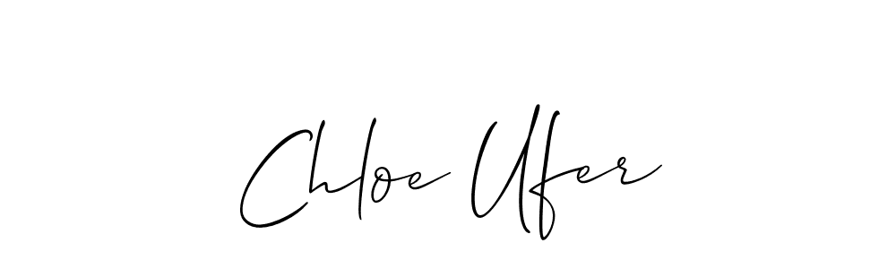 Best and Professional Signature Style for Chloe Ufer. Allison_Script Best Signature Style Collection. Chloe Ufer signature style 2 images and pictures png