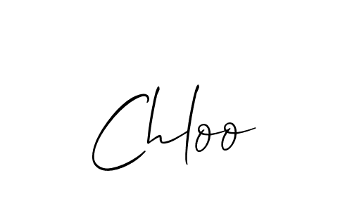 How to make Chloo name signature. Use Allison_Script style for creating short signs online. This is the latest handwritten sign. Chloo signature style 2 images and pictures png