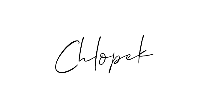 Once you've used our free online signature maker to create your best signature Allison_Script style, it's time to enjoy all of the benefits that Chlopek name signing documents. Chlopek signature style 2 images and pictures png