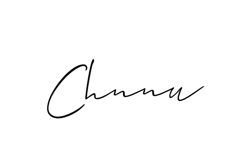 Allison_Script is a professional signature style that is perfect for those who want to add a touch of class to their signature. It is also a great choice for those who want to make their signature more unique. Get Chnnu name to fancy signature for free. Chnnu signature style 2 images and pictures png