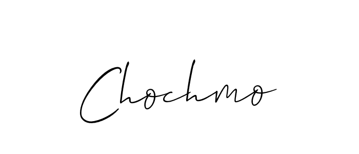 Chochmo stylish signature style. Best Handwritten Sign (Allison_Script) for my name. Handwritten Signature Collection Ideas for my name Chochmo. Chochmo signature style 2 images and pictures png