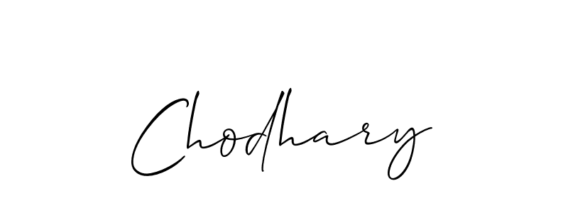 Allison_Script is a professional signature style that is perfect for those who want to add a touch of class to their signature. It is also a great choice for those who want to make their signature more unique. Get Chodhary name to fancy signature for free. Chodhary signature style 2 images and pictures png