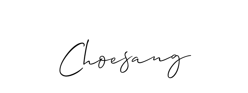 Make a short Choesang signature style. Manage your documents anywhere anytime using Allison_Script. Create and add eSignatures, submit forms, share and send files easily. Choesang signature style 2 images and pictures png