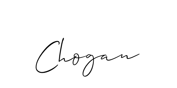 Also we have Chogan name is the best signature style. Create professional handwritten signature collection using Allison_Script autograph style. Chogan signature style 2 images and pictures png