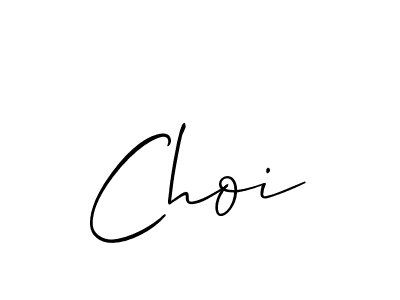 Use a signature maker to create a handwritten signature online. With this signature software, you can design (Allison_Script) your own signature for name Choi. Choi signature style 2 images and pictures png