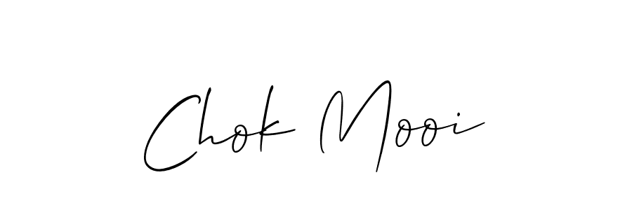 Create a beautiful signature design for name Chok Mooi. With this signature (Allison_Script) fonts, you can make a handwritten signature for free. Chok Mooi signature style 2 images and pictures png