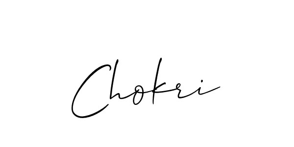 You should practise on your own different ways (Allison_Script) to write your name (Chokri) in signature. don't let someone else do it for you. Chokri signature style 2 images and pictures png