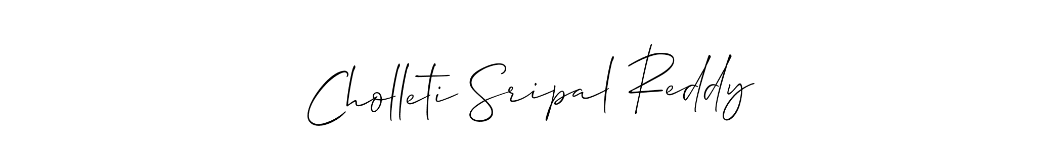 How to Draw Cholleti Sripal Reddy signature style? Allison_Script is a latest design signature styles for name Cholleti Sripal Reddy. Cholleti Sripal Reddy signature style 2 images and pictures png