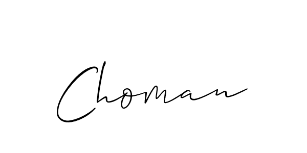 Make a beautiful signature design for name Choman. Use this online signature maker to create a handwritten signature for free. Choman signature style 2 images and pictures png