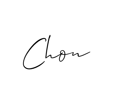 if you are searching for the best signature style for your name Chon. so please give up your signature search. here we have designed multiple signature styles  using Allison_Script. Chon signature style 2 images and pictures png