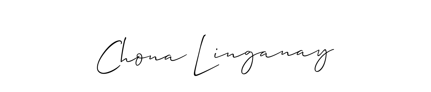 Best and Professional Signature Style for Chona Linganay. Allison_Script Best Signature Style Collection. Chona Linganay signature style 2 images and pictures png