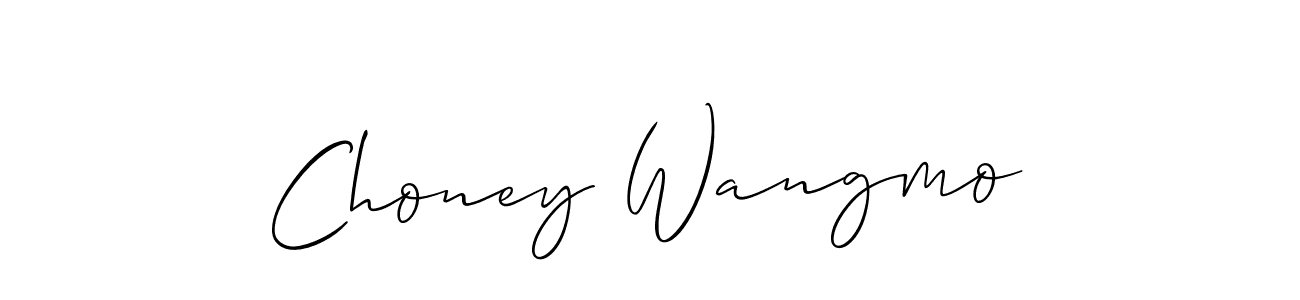 Best and Professional Signature Style for Choney Wangmo. Allison_Script Best Signature Style Collection. Choney Wangmo signature style 2 images and pictures png