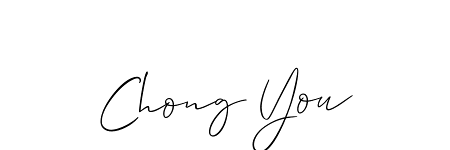 Also You can easily find your signature by using the search form. We will create Chong You name handwritten signature images for you free of cost using Allison_Script sign style. Chong You signature style 2 images and pictures png