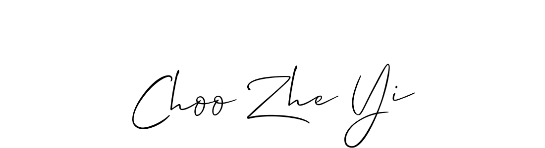 Similarly Allison_Script is the best handwritten signature design. Signature creator online .You can use it as an online autograph creator for name Choo Zhe Yi. Choo Zhe Yi signature style 2 images and pictures png
