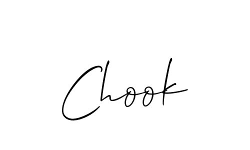 How to make Chook signature? Allison_Script is a professional autograph style. Create handwritten signature for Chook name. Chook signature style 2 images and pictures png