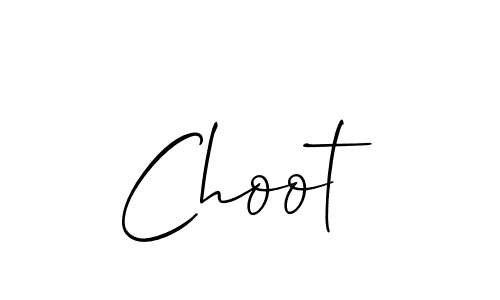 Also we have Choot name is the best signature style. Create professional handwritten signature collection using Allison_Script autograph style. Choot signature style 2 images and pictures png