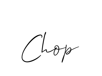 How to Draw Chop signature style? Allison_Script is a latest design signature styles for name Chop. Chop signature style 2 images and pictures png