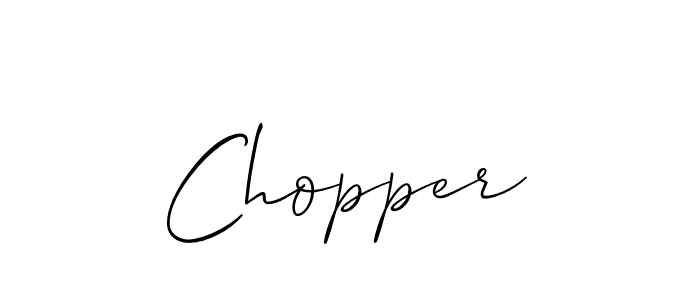 How to make Chopper signature? Allison_Script is a professional autograph style. Create handwritten signature for Chopper name. Chopper signature style 2 images and pictures png