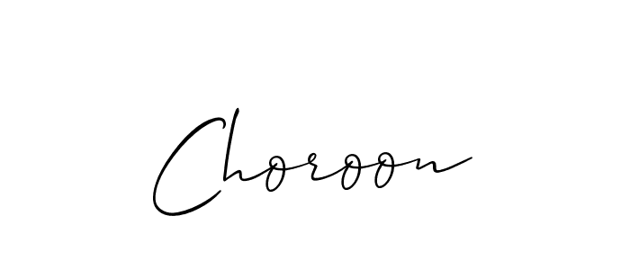 Similarly Allison_Script is the best handwritten signature design. Signature creator online .You can use it as an online autograph creator for name Choroon. Choroon signature style 2 images and pictures png