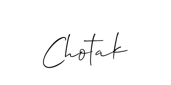 It looks lik you need a new signature style for name Chotak. Design unique handwritten (Allison_Script) signature with our free signature maker in just a few clicks. Chotak signature style 2 images and pictures png