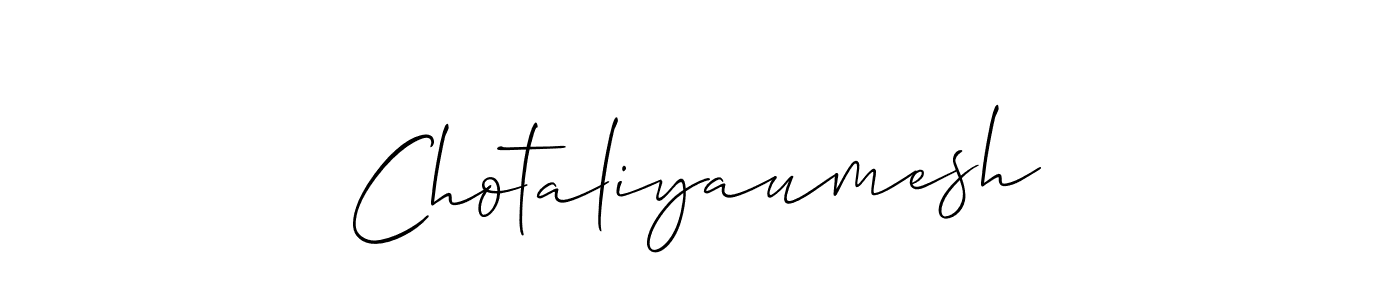 Make a beautiful signature design for name Chotaliyaumesh. Use this online signature maker to create a handwritten signature for free. Chotaliyaumesh signature style 2 images and pictures png