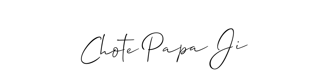 This is the best signature style for the Chote Papa Ji name. Also you like these signature font (Allison_Script). Mix name signature. Chote Papa Ji signature style 2 images and pictures png