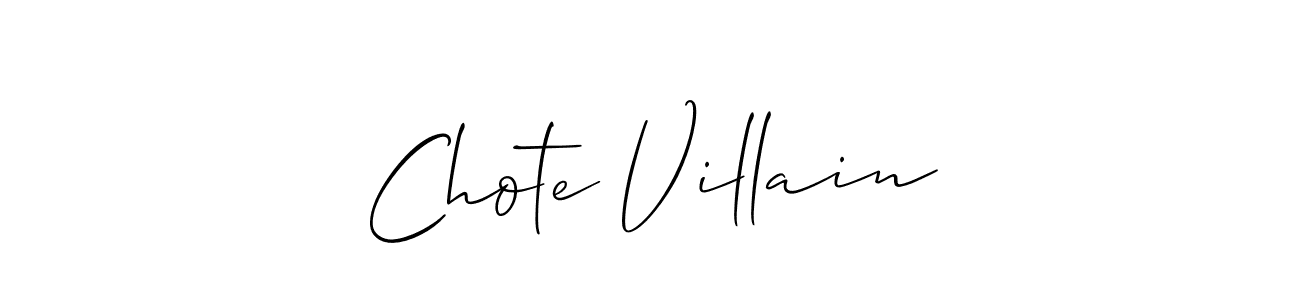 Once you've used our free online signature maker to create your best signature Allison_Script style, it's time to enjoy all of the benefits that Chote Villain name signing documents. Chote Villain signature style 2 images and pictures png