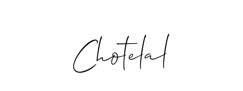 Make a beautiful signature design for name Chotelal. Use this online signature maker to create a handwritten signature for free. Chotelal signature style 2 images and pictures png