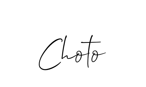 Choto stylish signature style. Best Handwritten Sign (Allison_Script) for my name. Handwritten Signature Collection Ideas for my name Choto. Choto signature style 2 images and pictures png