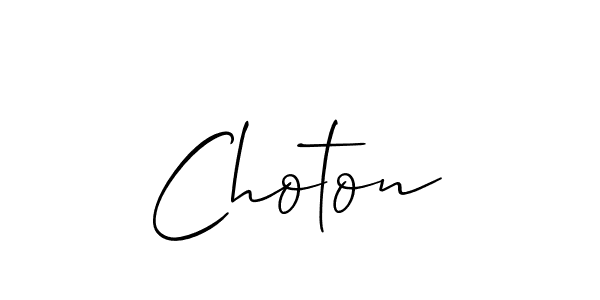 Allison_Script is a professional signature style that is perfect for those who want to add a touch of class to their signature. It is also a great choice for those who want to make their signature more unique. Get Choton name to fancy signature for free. Choton signature style 2 images and pictures png
