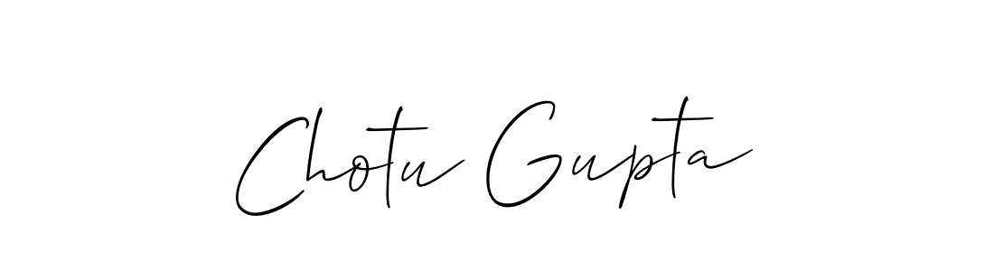 Make a short Chotu Gupta signature style. Manage your documents anywhere anytime using Allison_Script. Create and add eSignatures, submit forms, share and send files easily. Chotu Gupta signature style 2 images and pictures png