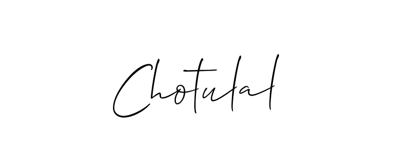 Best and Professional Signature Style for Chotulal. Allison_Script Best Signature Style Collection. Chotulal signature style 2 images and pictures png
