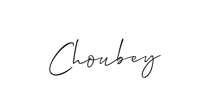 You should practise on your own different ways (Allison_Script) to write your name (Choubey) in signature. don't let someone else do it for you. Choubey signature style 2 images and pictures png