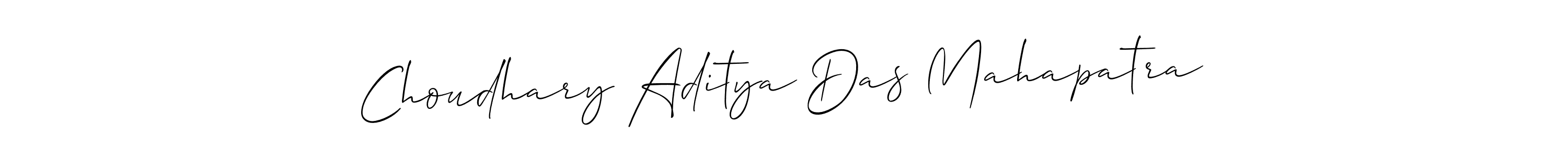 Design your own signature with our free online signature maker. With this signature software, you can create a handwritten (Allison_Script) signature for name Choudhary Aditya Das Mahapatra. Choudhary Aditya Das Mahapatra signature style 2 images and pictures png