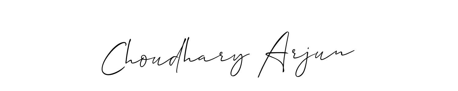 Make a short Choudhary Arjun signature style. Manage your documents anywhere anytime using Allison_Script. Create and add eSignatures, submit forms, share and send files easily. Choudhary Arjun signature style 2 images and pictures png