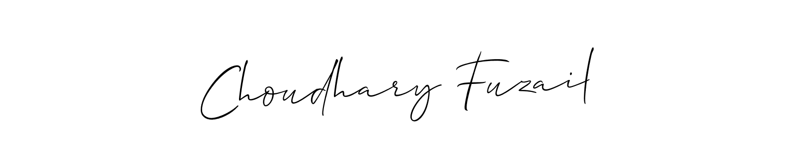 Best and Professional Signature Style for Choudhary Fuzail. Allison_Script Best Signature Style Collection. Choudhary Fuzail signature style 2 images and pictures png