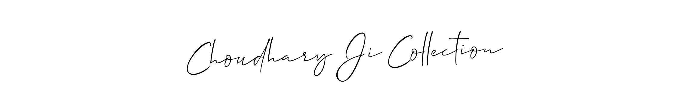 How to Draw Choudhary Ji Collection signature style? Allison_Script is a latest design signature styles for name Choudhary Ji Collection. Choudhary Ji Collection signature style 2 images and pictures png