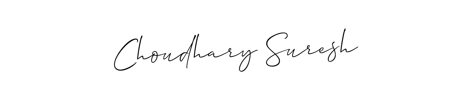 It looks lik you need a new signature style for name Choudhary Suresh. Design unique handwritten (Allison_Script) signature with our free signature maker in just a few clicks. Choudhary Suresh signature style 2 images and pictures png